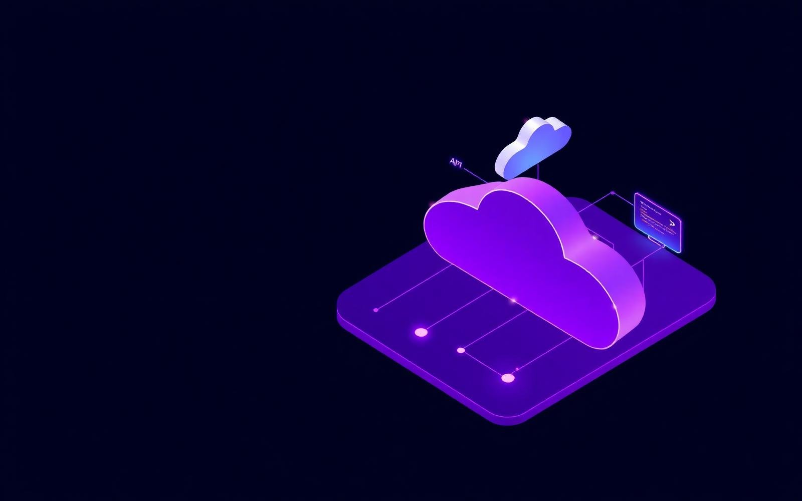 Cloud and API integration architecture diagram showing AWS, GCP, Azure, and third-party API connections